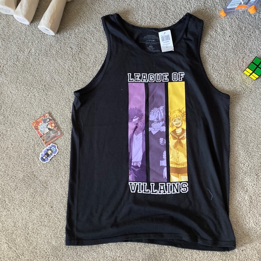 Medium mens tank top League of Villains! Brand new, my hero academia BNHA